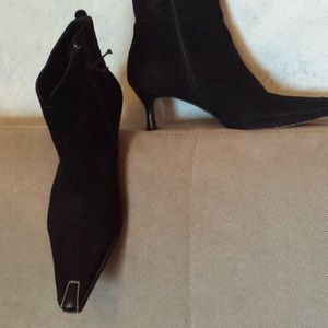 Black Suede Donald J Pliner Women's Boots